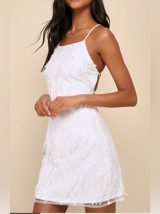 Lulus Dresses & Skirts - Lulu's Women’s Finge Lace Up Mini Dress Size L